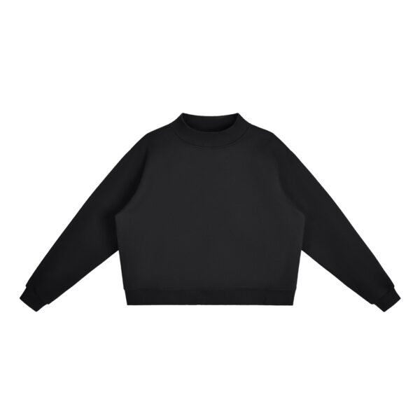 Essential Fleece Mock-Neck Crew Sweatshirt - Image 2
