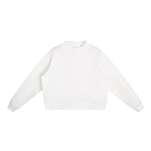 Essential Fleece Mock-Neck Crew Sweatshirt - Image 4