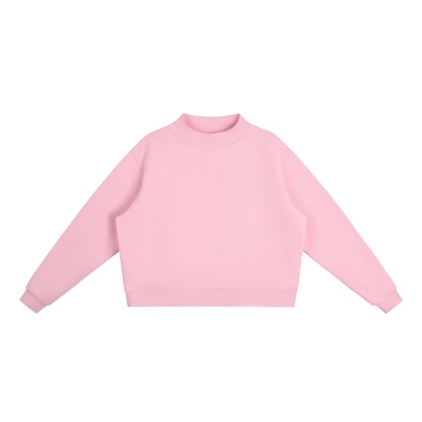 Essential Fleece Mock-Neck Crew Sweatshirt - Image 8