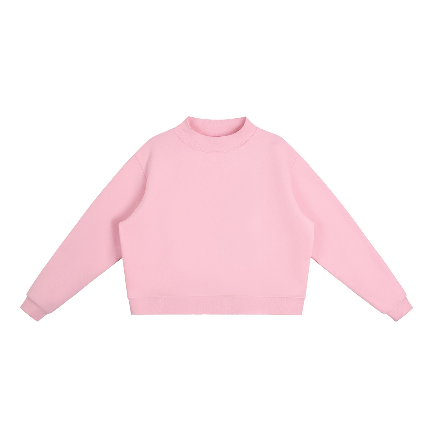 Essential Fleece Mock-Neck Crew Sweatshirt - Image 8