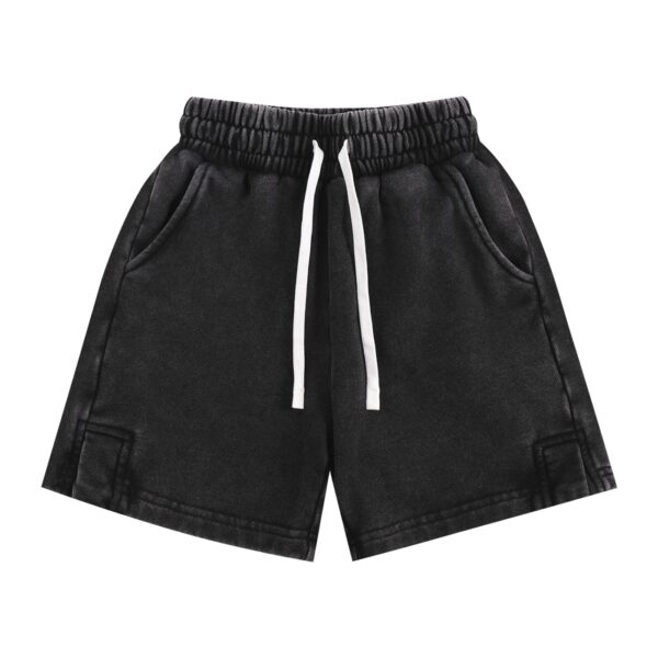 Kids’ Premium Snow Washed Essential Shorts - Image 13