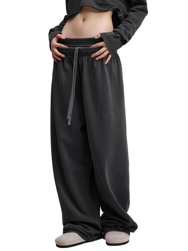 Vintage Washed Waist Pants - Image 1