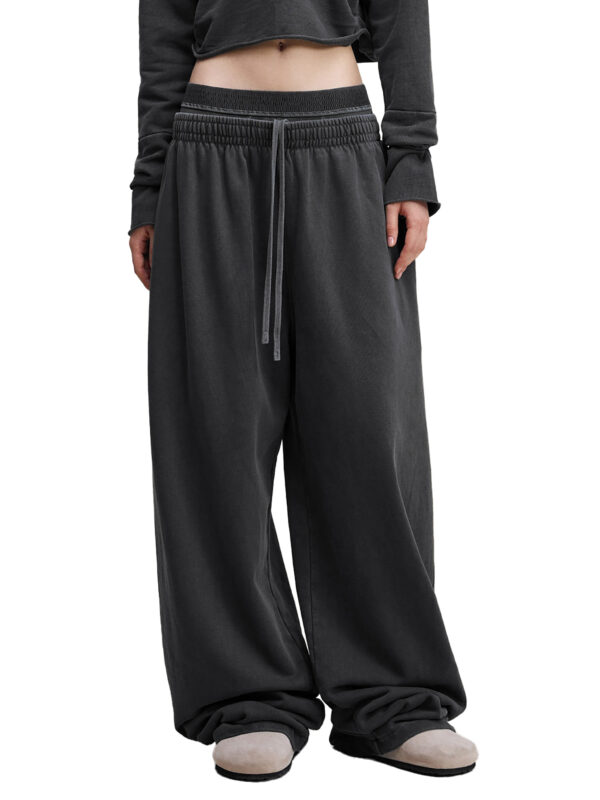 Vintage Washed Waist Pants - Image 15