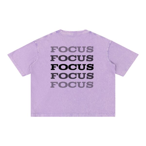 Mineral Wash Boxy Cotton T-Shirt: Light Tee - Image 1