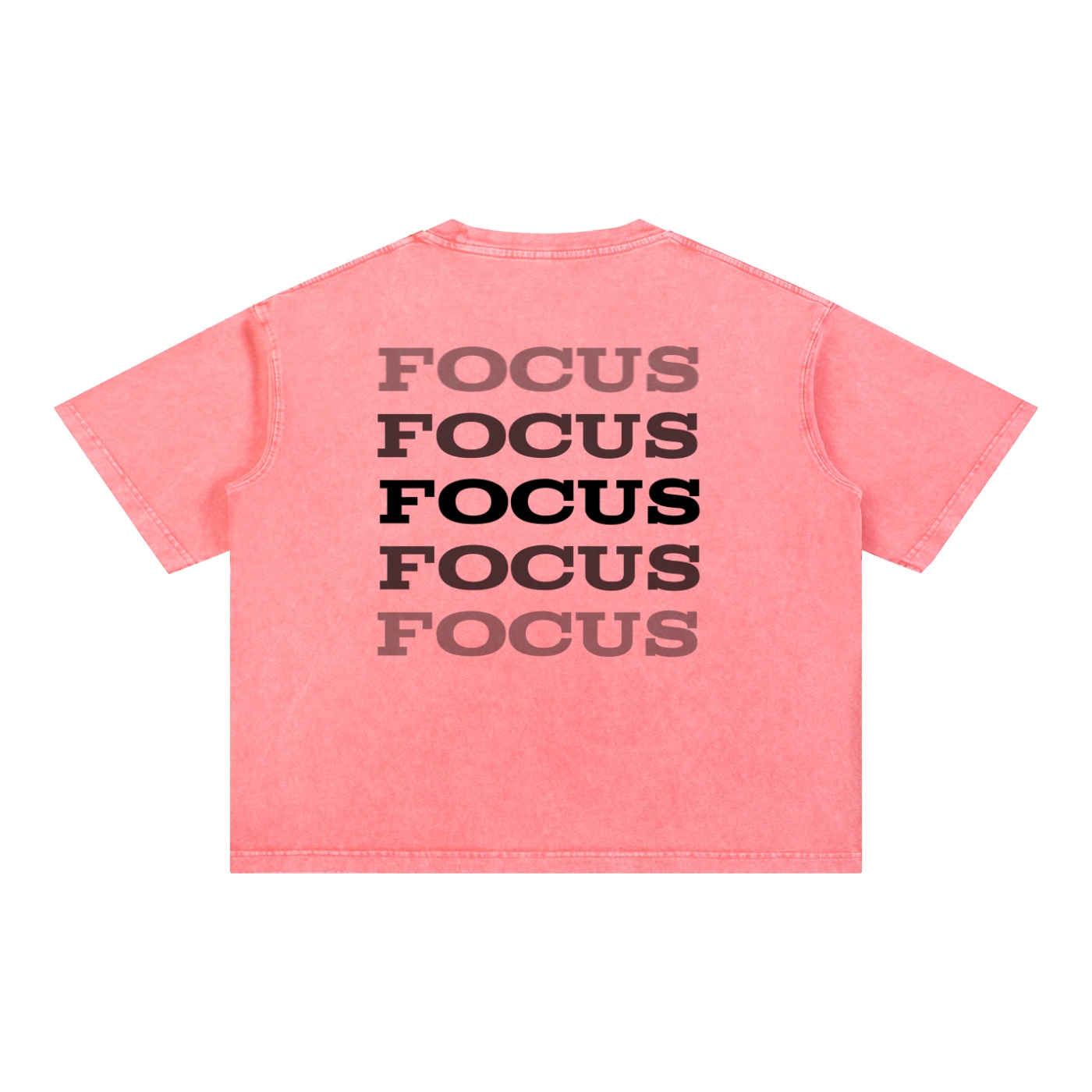 Mineral Wash Boxy Cotton T-Shirt: Light Tee - Image 8
