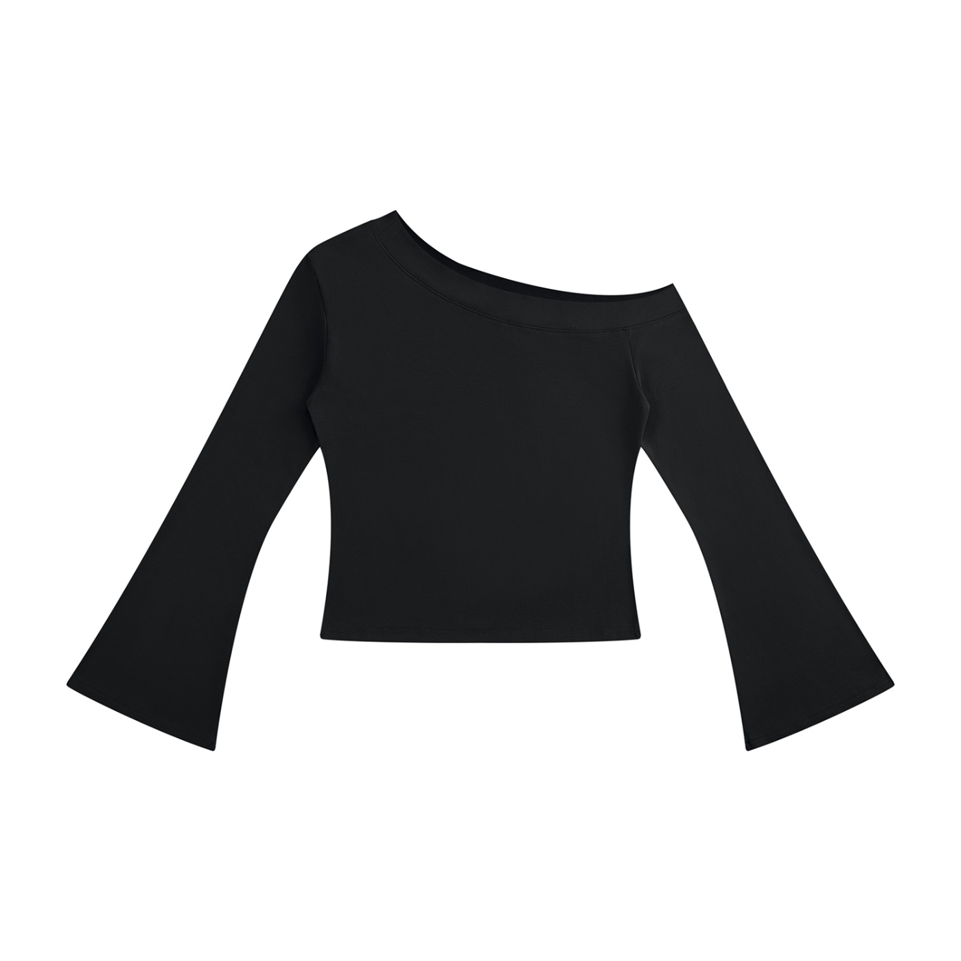 Women's Off Shoulder Bell Sleeve T-Shirt - Image 2