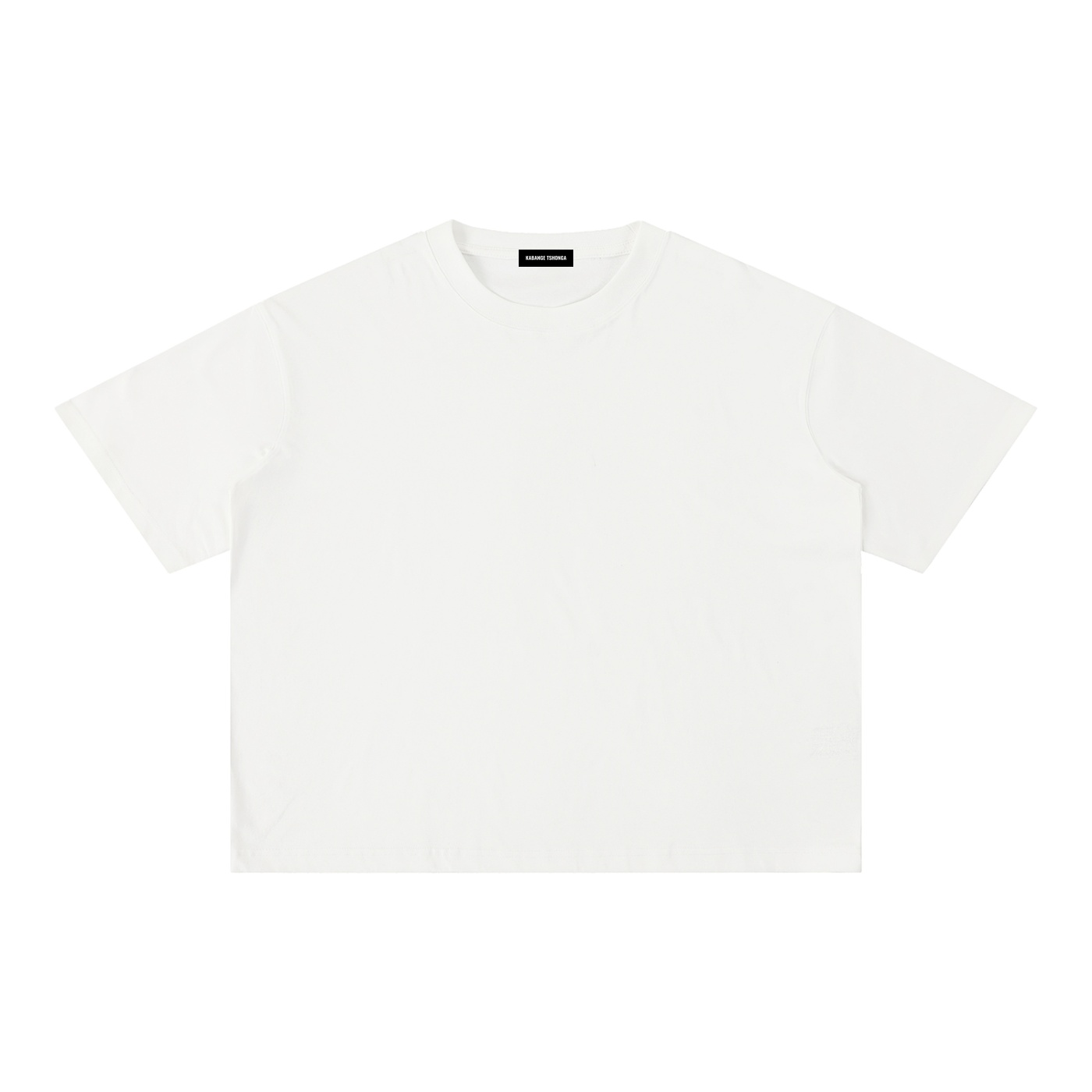Mineral Wash Boxy Cotton T-Shirt: Light Tee - Image 9
