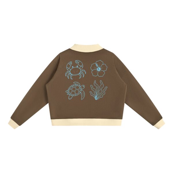 Women’s Mock Neck Crewneck Sweatshirt - Image 14