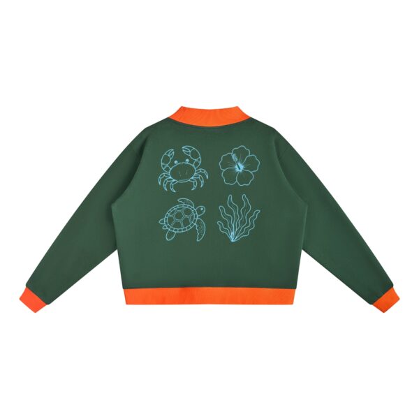 Women’s Mock Neck Crewneck Sweatshirt - Image 12