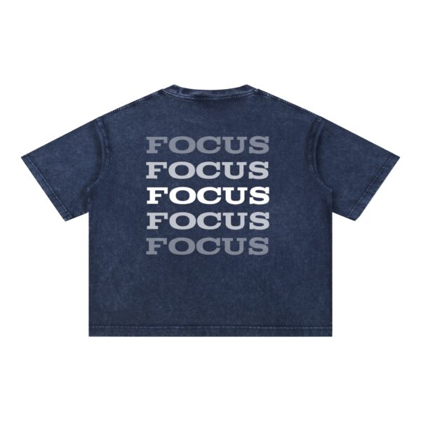 Mineral Wash Boxy Cotton T-Shirt: Dark Tee - Image 8