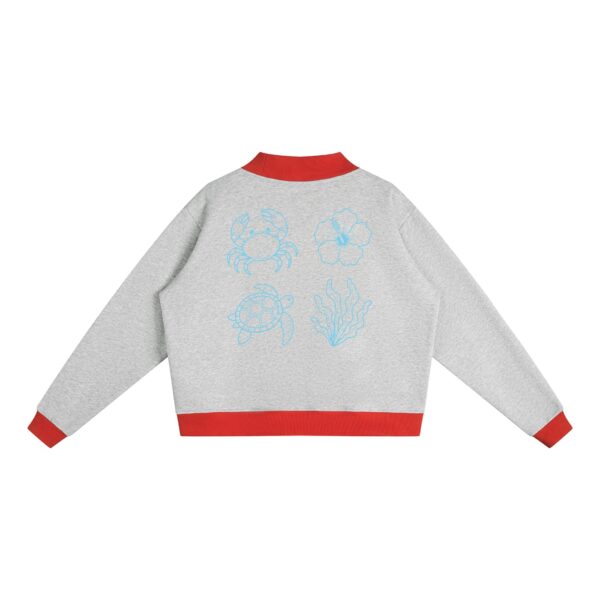 Women’s Mock Neck Crewneck Sweatshirt - Image 6