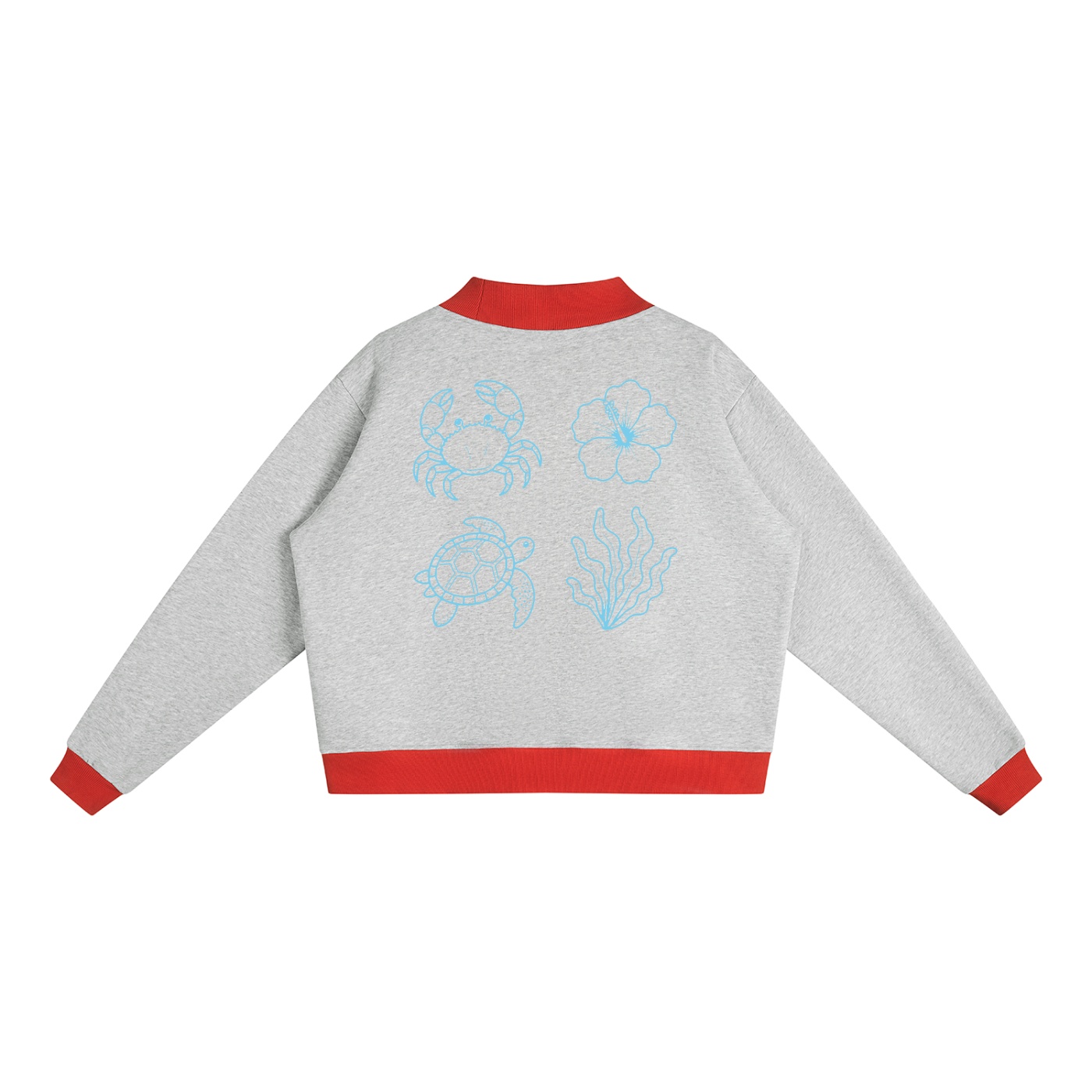 Women’s Mock Neck Crewneck Sweatshirt - Image 6