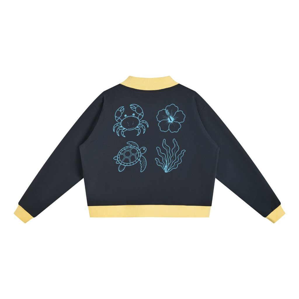 Women’s Mock Neck Crewneck Sweatshirt