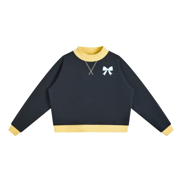 Women’s Mock Neck Crewneck Sweatshirt - Image 15
