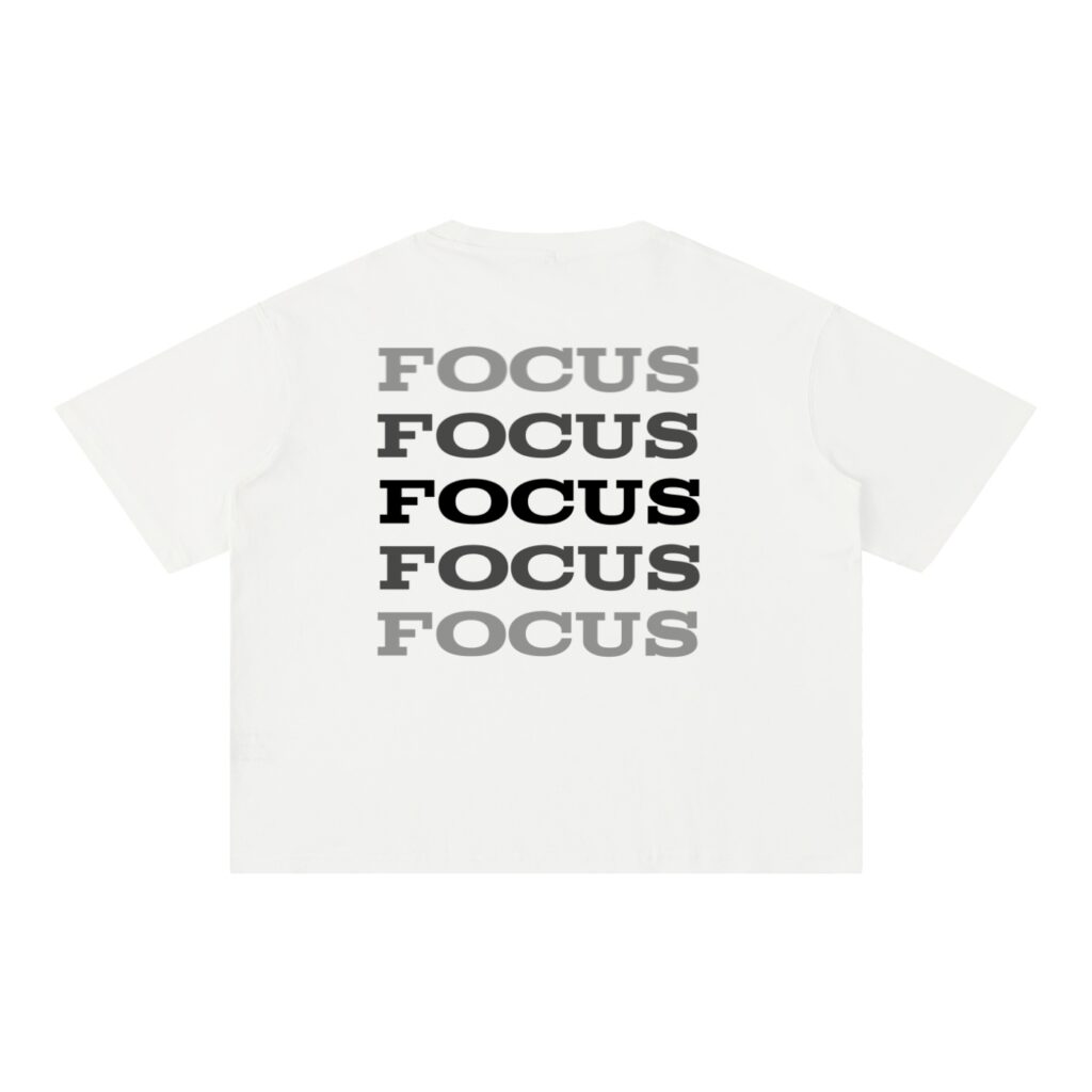Mineral Wash Boxy Cotton T-Shirt: Light Tee