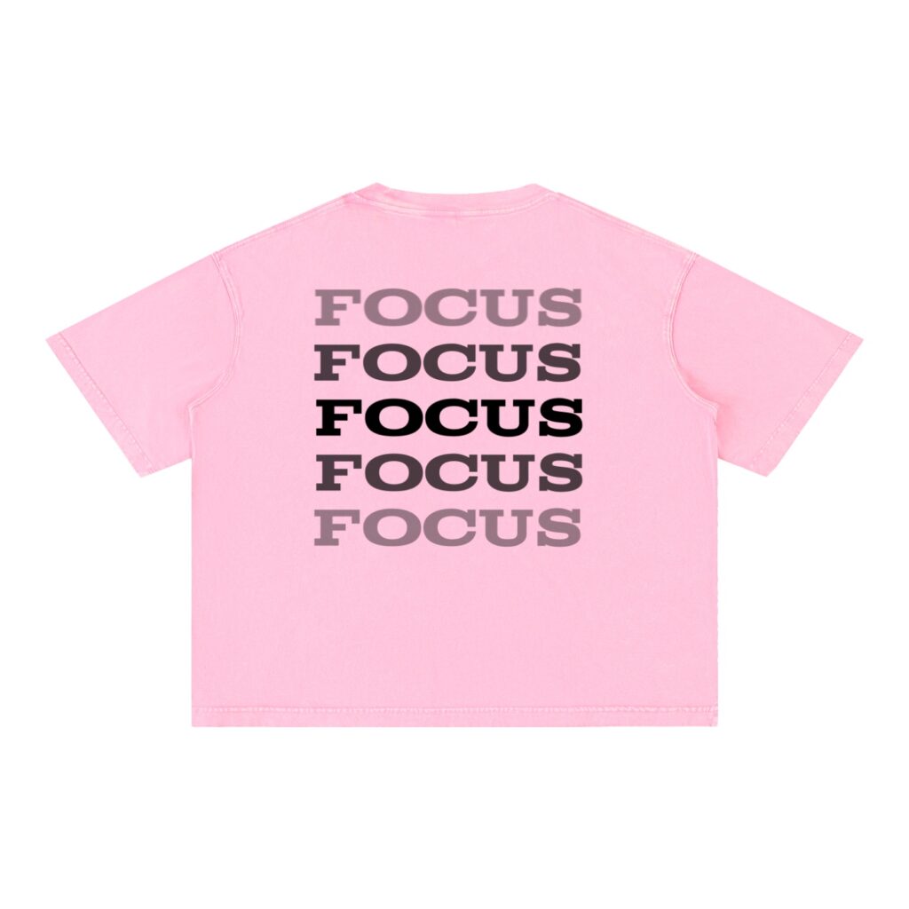 Mineral Wash Boxy Cotton T-Shirt: Light Tee