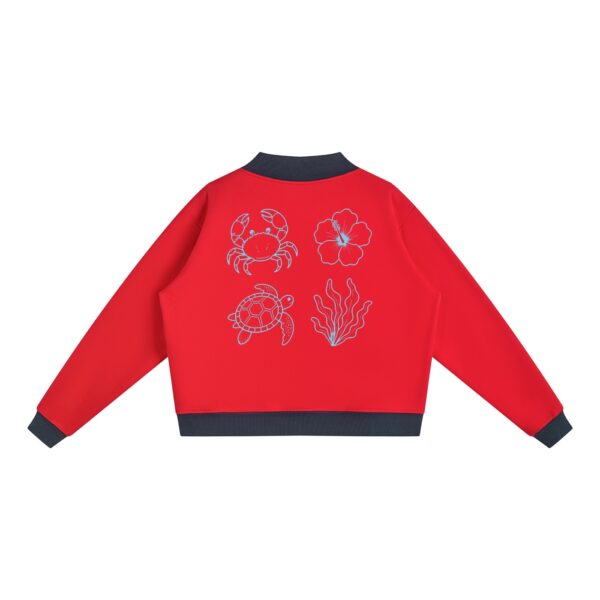 Women’s Mock Neck Crewneck Sweatshirt - Image 10