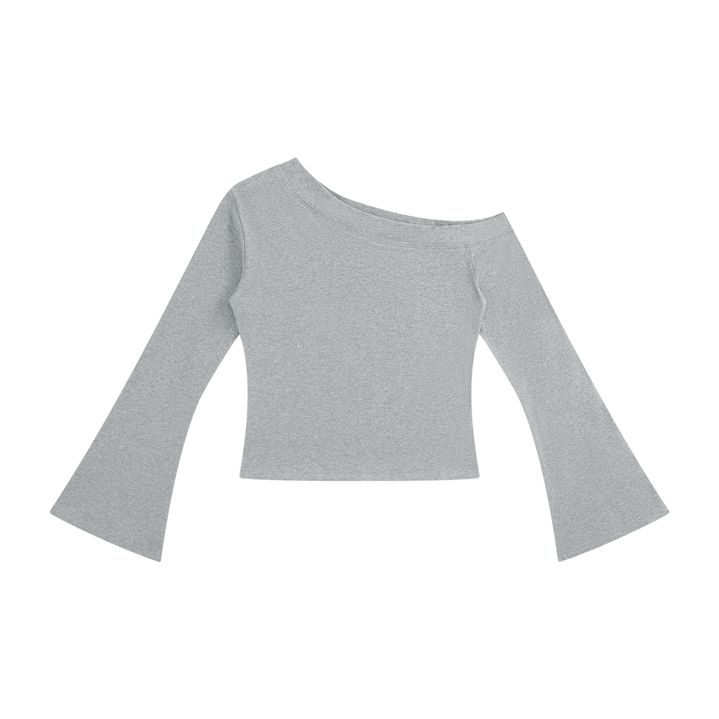 Women's Off Shoulder Bell Sleeve T-Shirt - Image 8
