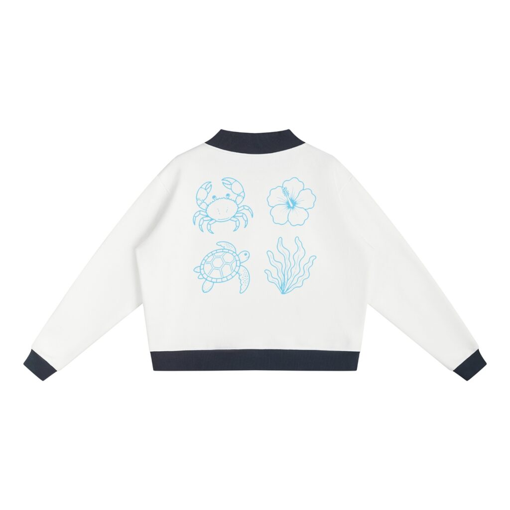 Women’s Mock Neck Crewneck Sweatshirt