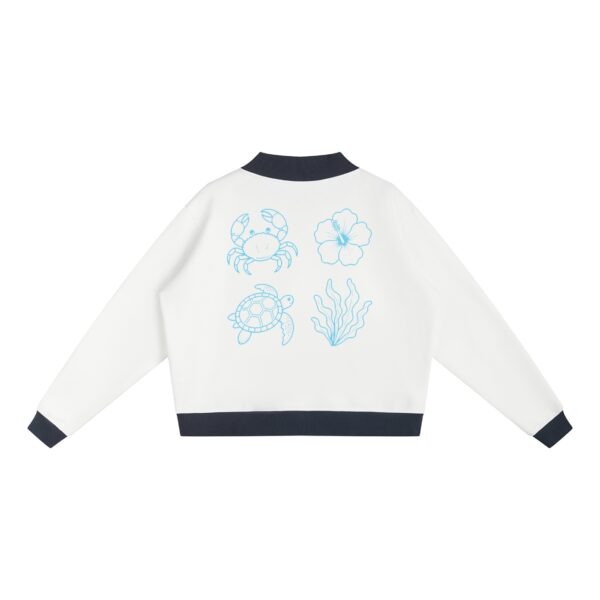 Women’s Mock Neck Crewneck Sweatshirt - Image 4