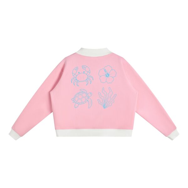 Women’s Mock Neck Crewneck Sweatshirt - Image 8