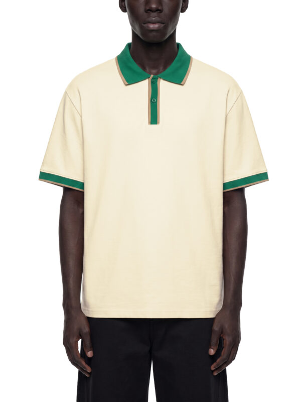 Color Block Polo Shirt - Image 1
