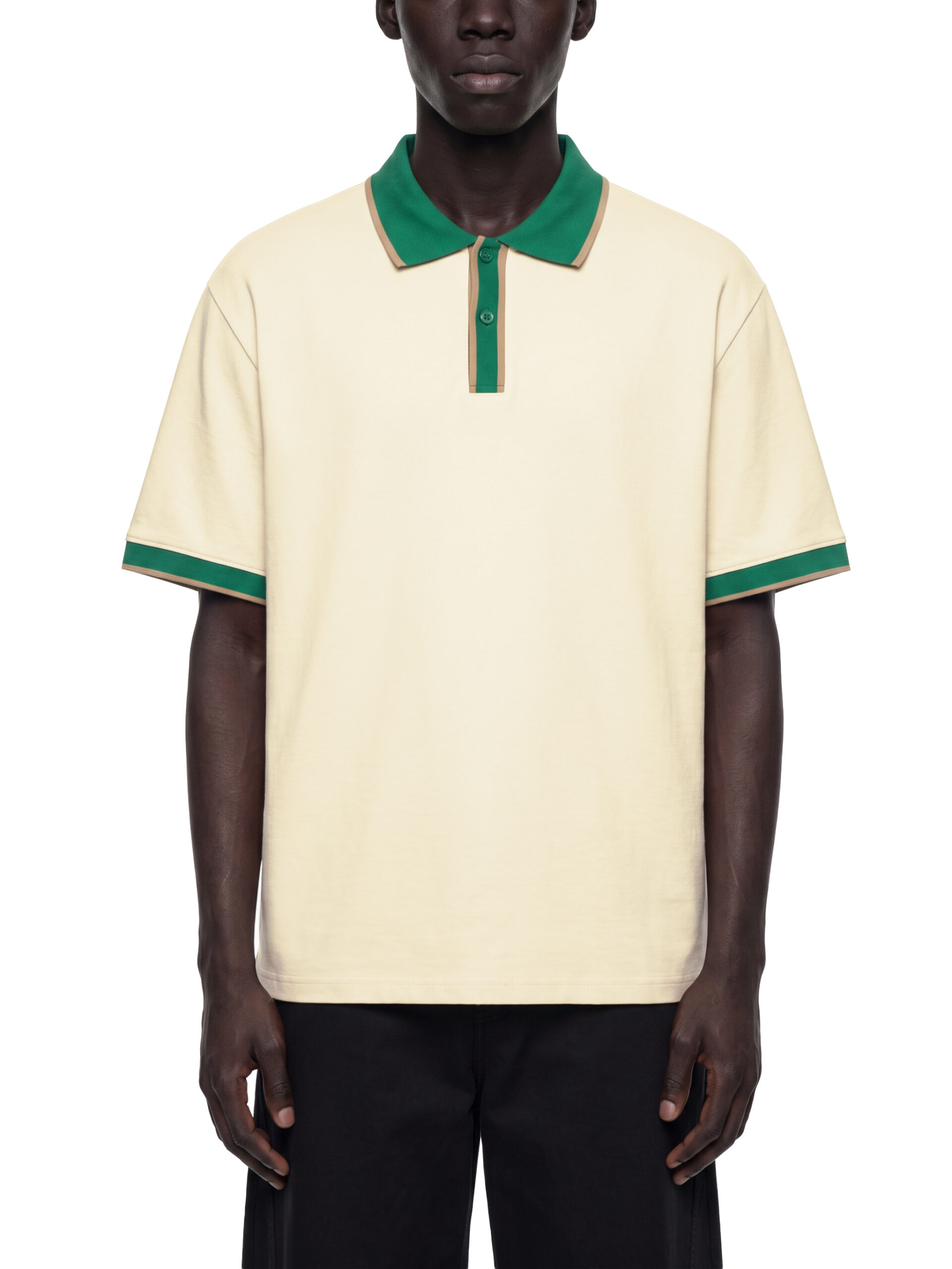 Color Block Polo Shirt - Image 1